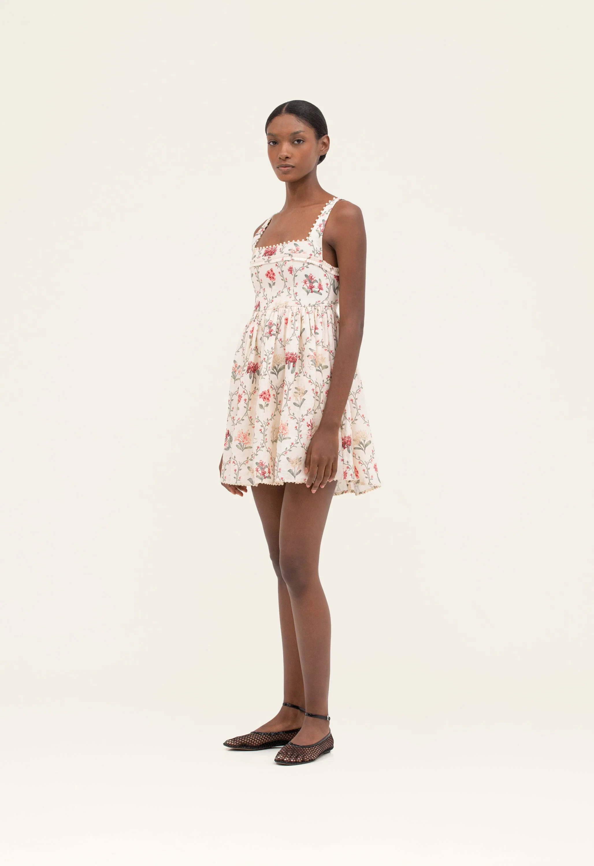 Barbara Orquidea Mini Dress - Image 3