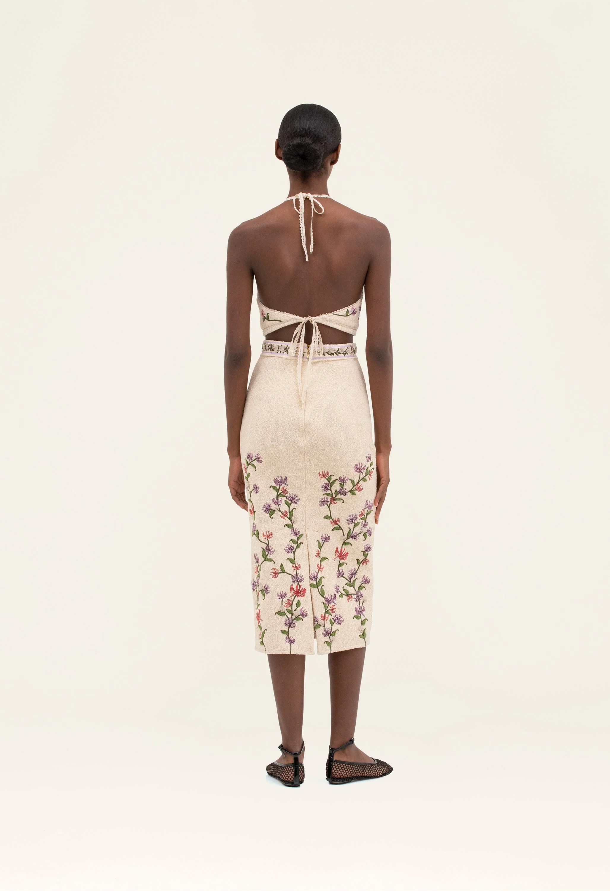 Chlorella Honeysuckle Midi Skirt - Image 4