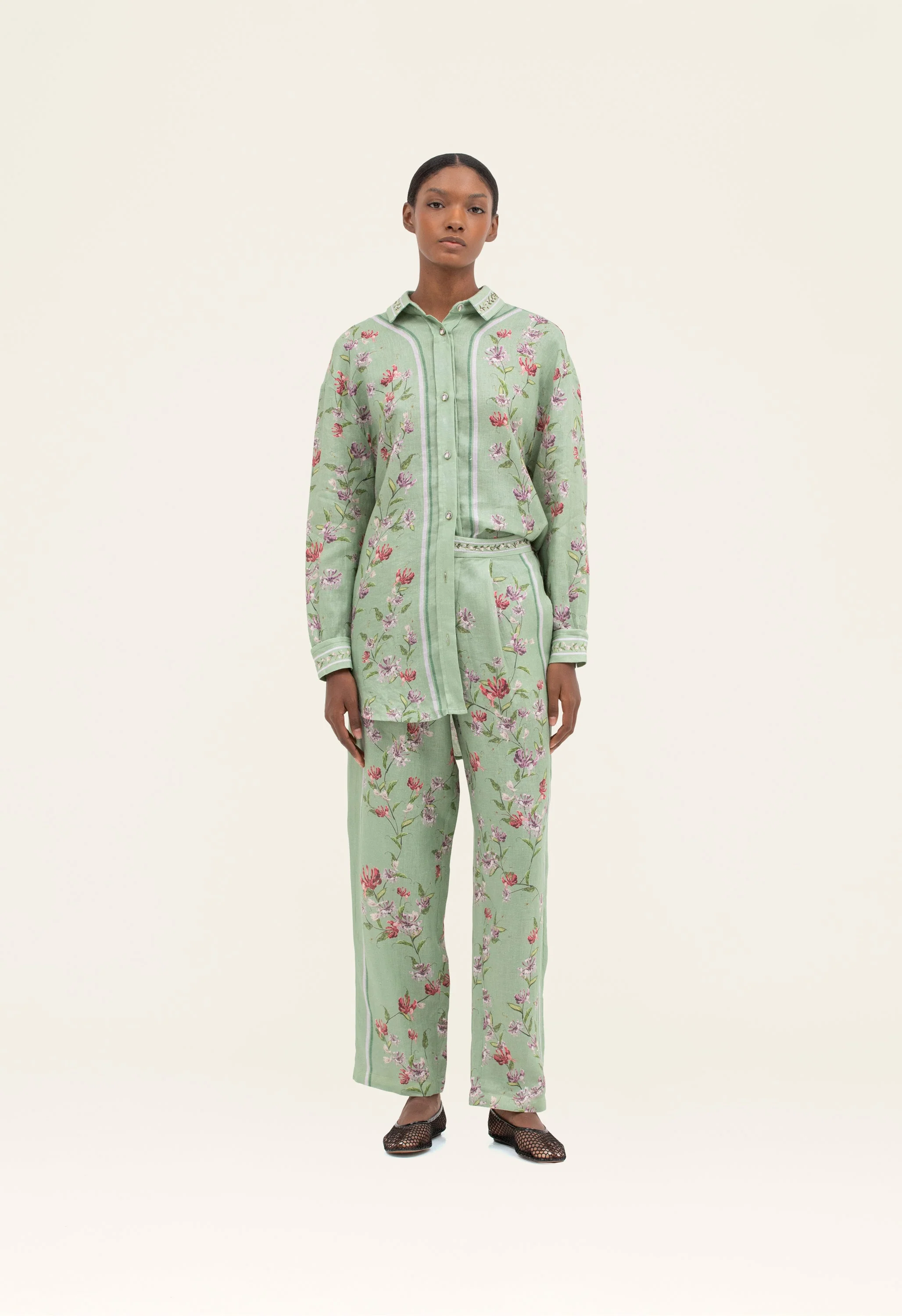 Florecer Honeysuckle Trousers - Image 3