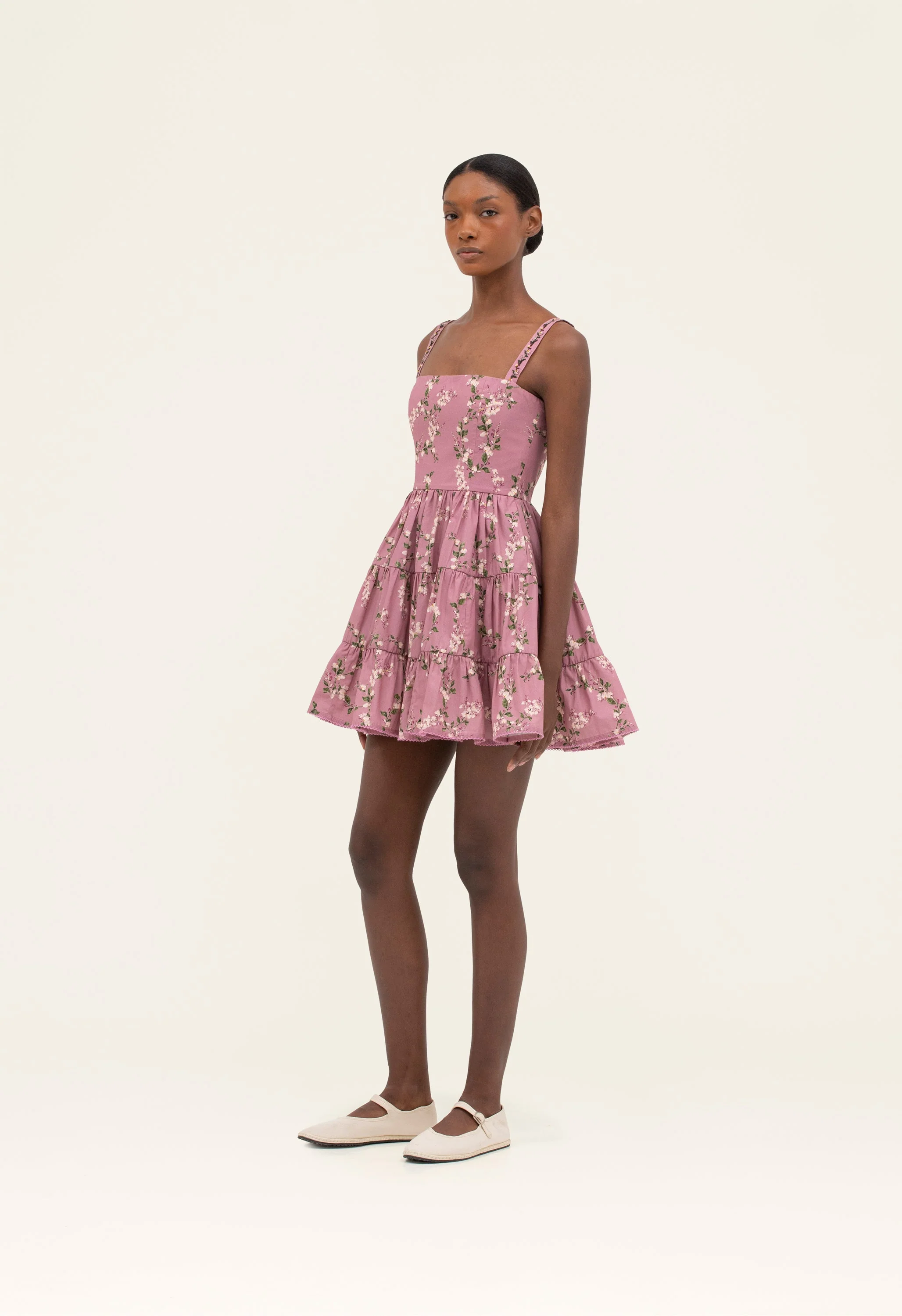 Lima Wisteria Mini Dress - Image 3