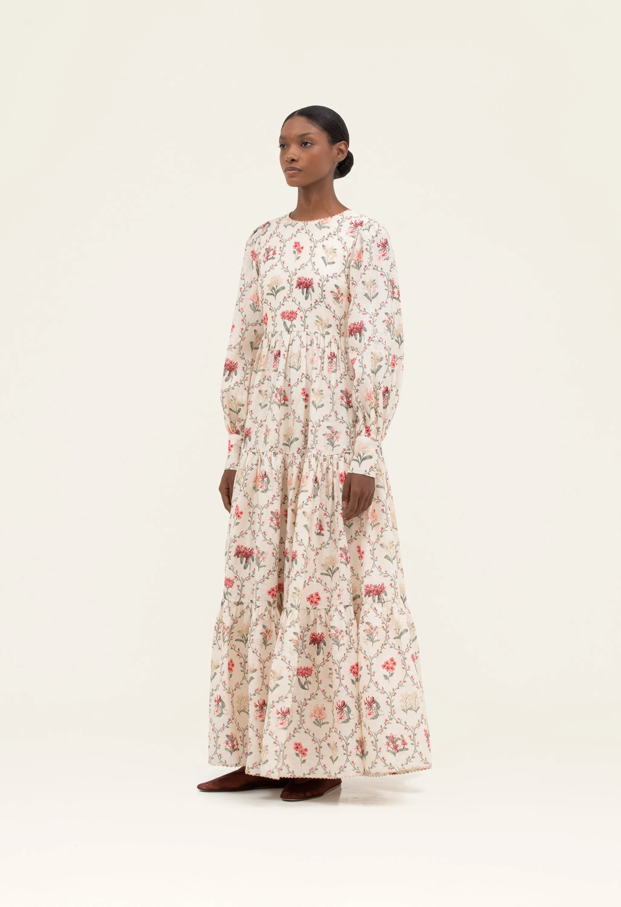 Nuez Orquidea Maxi Dress - Image 3