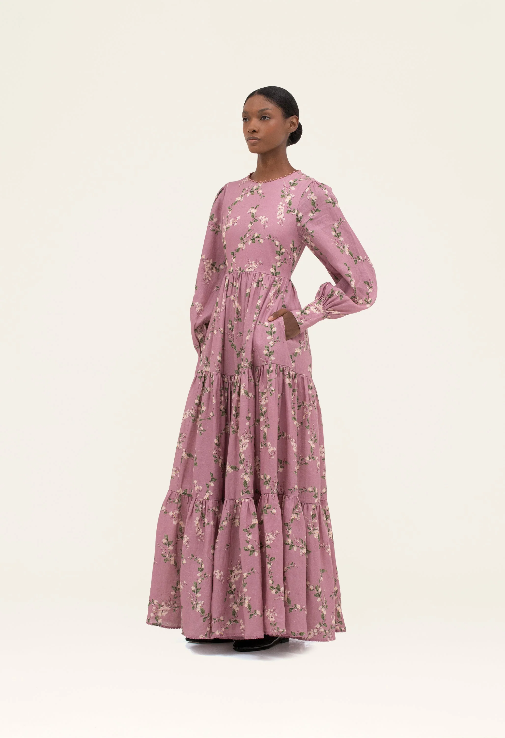 Nuez Wisteria Maxi Dress - Image 3