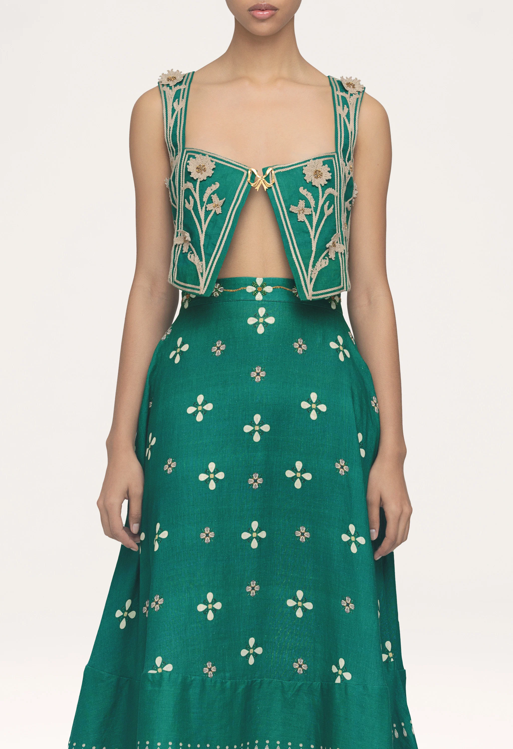 Bel Mar Esmeralda Maxi Skirt - Image 4