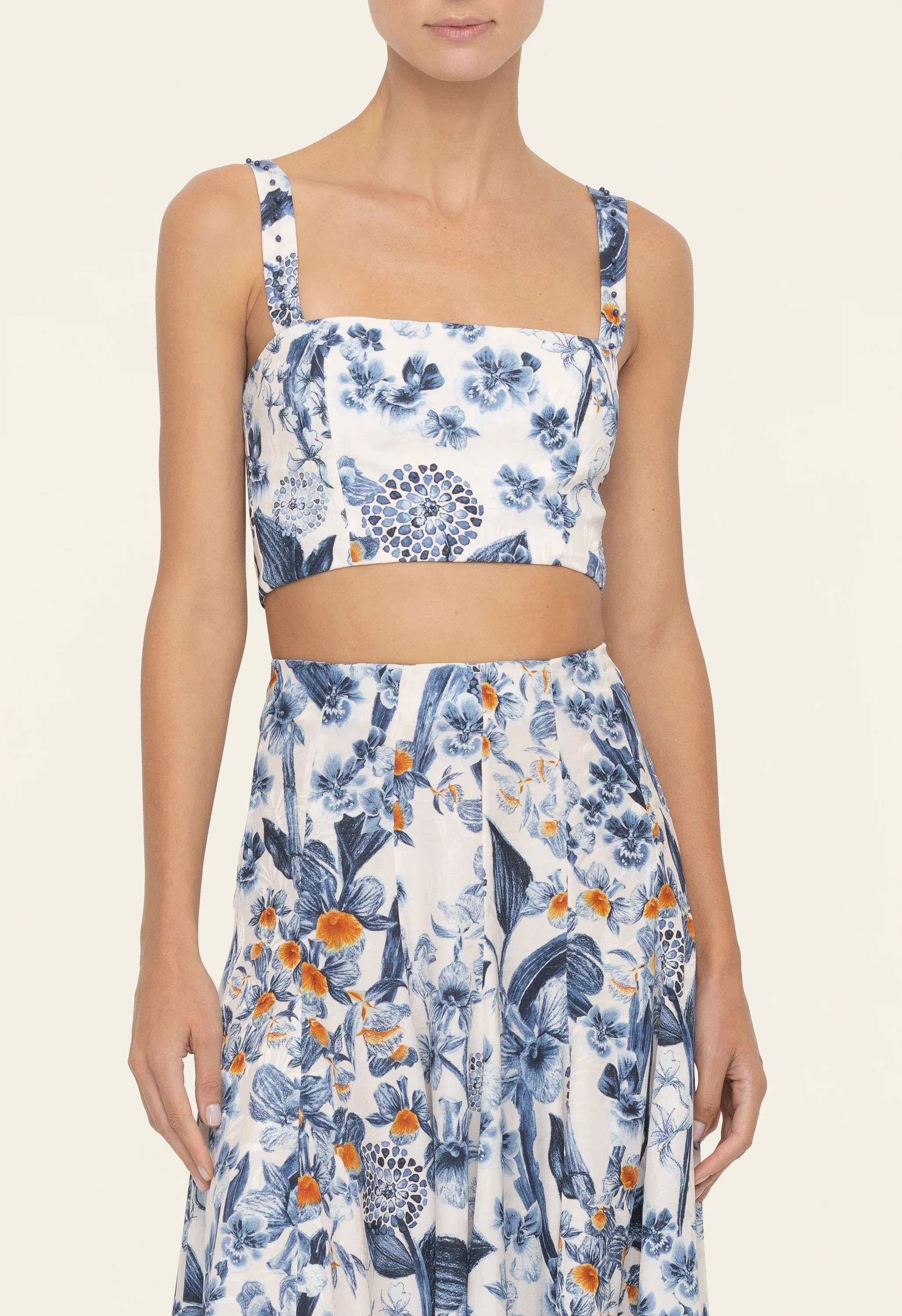 Cacao Petalo Cropped Top - Image 4