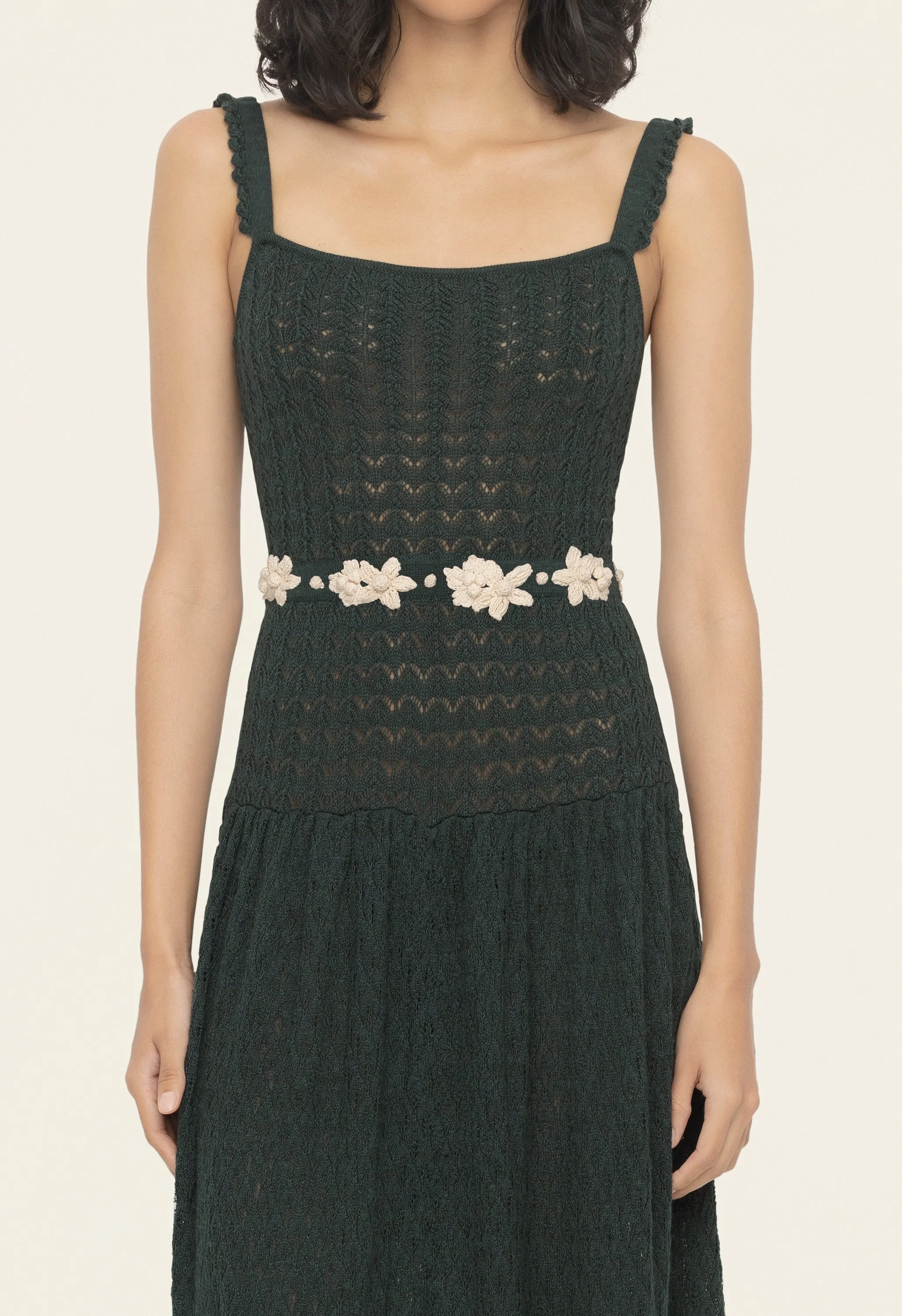 Lima Dark Green Maxi Dress - Image 4
