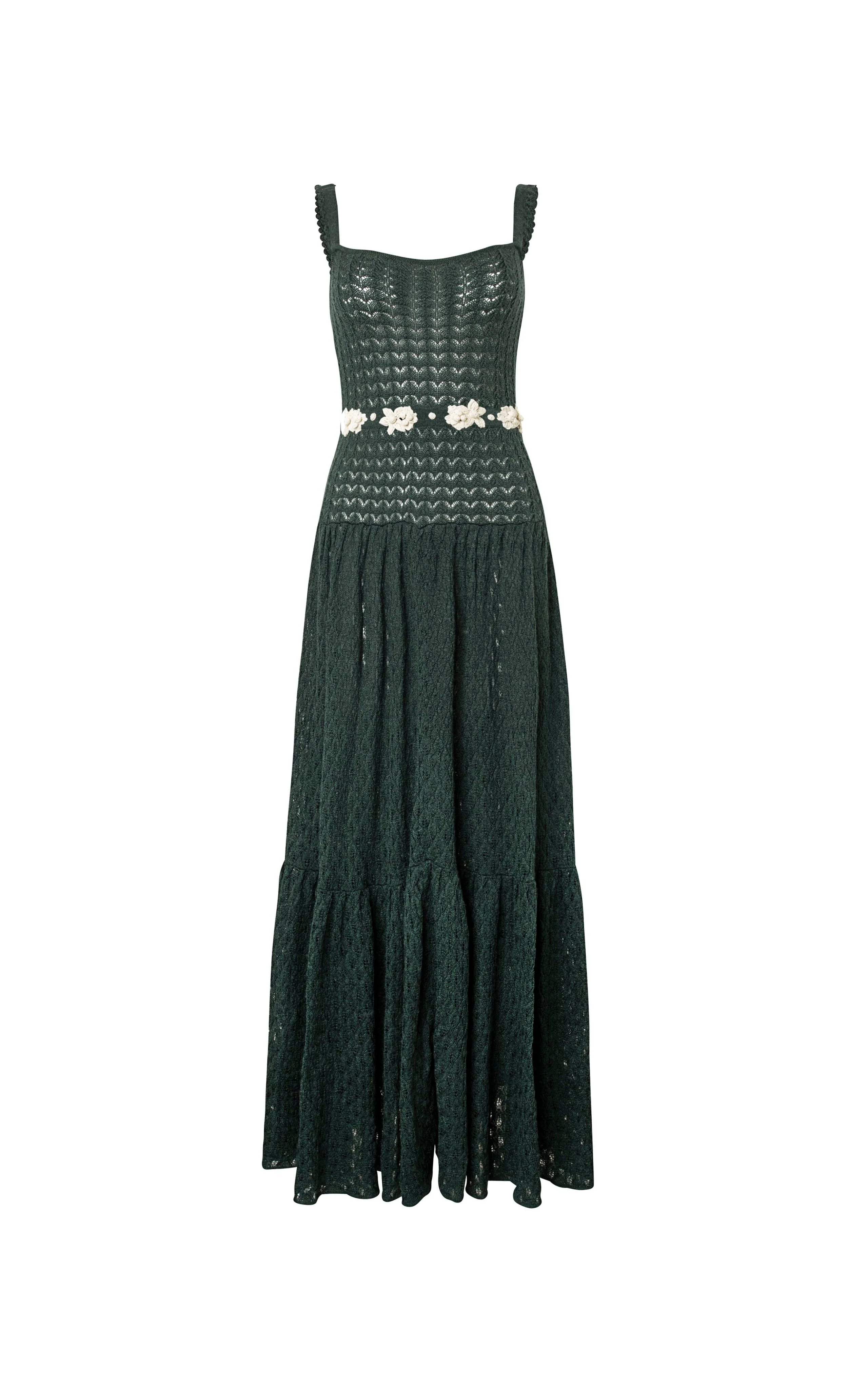 Lima Dark Green Maxi Dress - Image 5