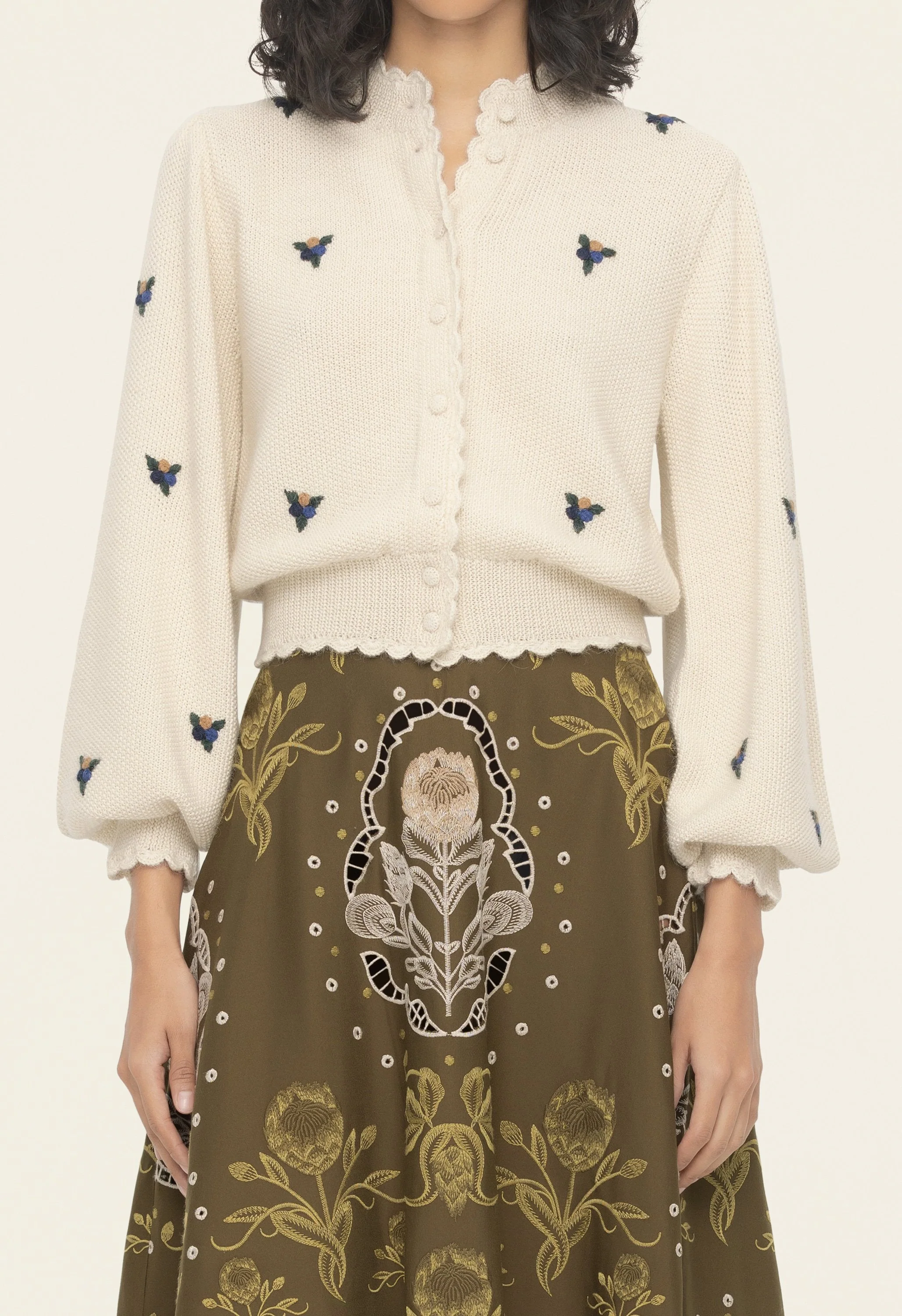 Pradera Ivory Cardigan - Image 4