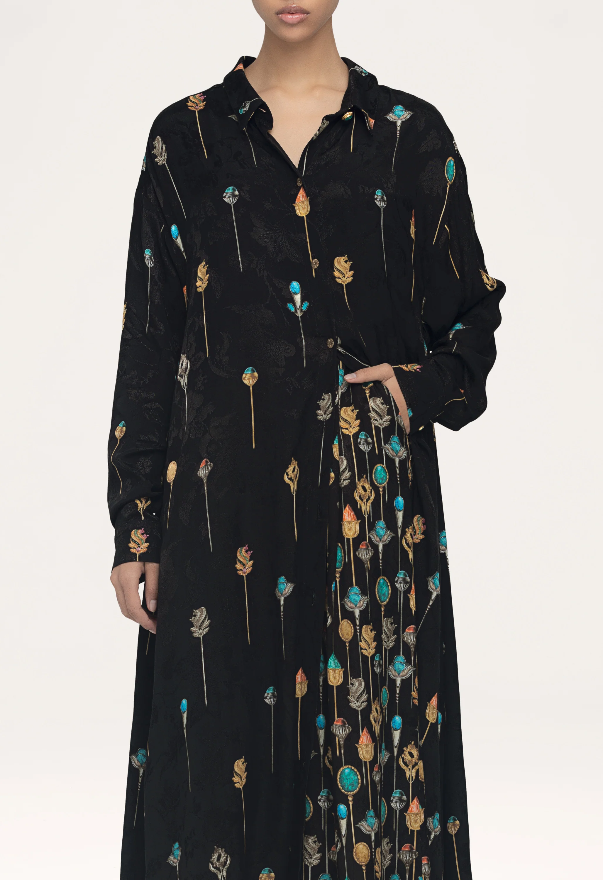 Frida Ornamento Maxi Shirt - Image 4