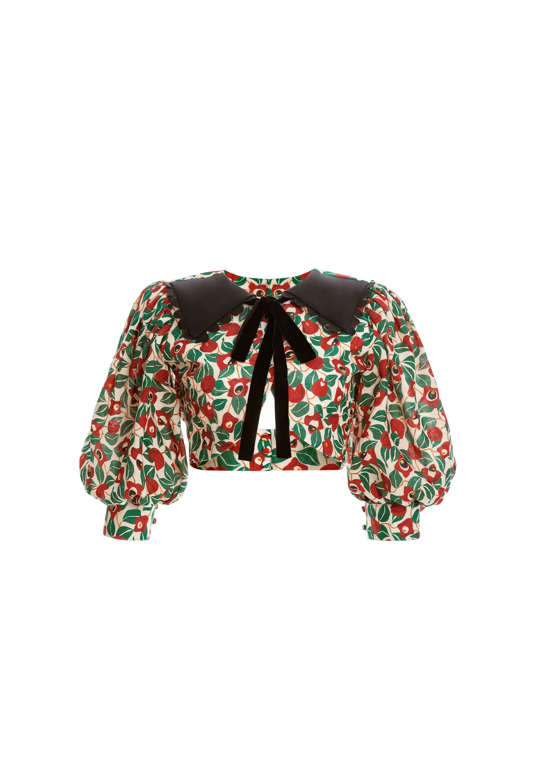 Granate Warana Esmeralda Cropped Top - Image 4
