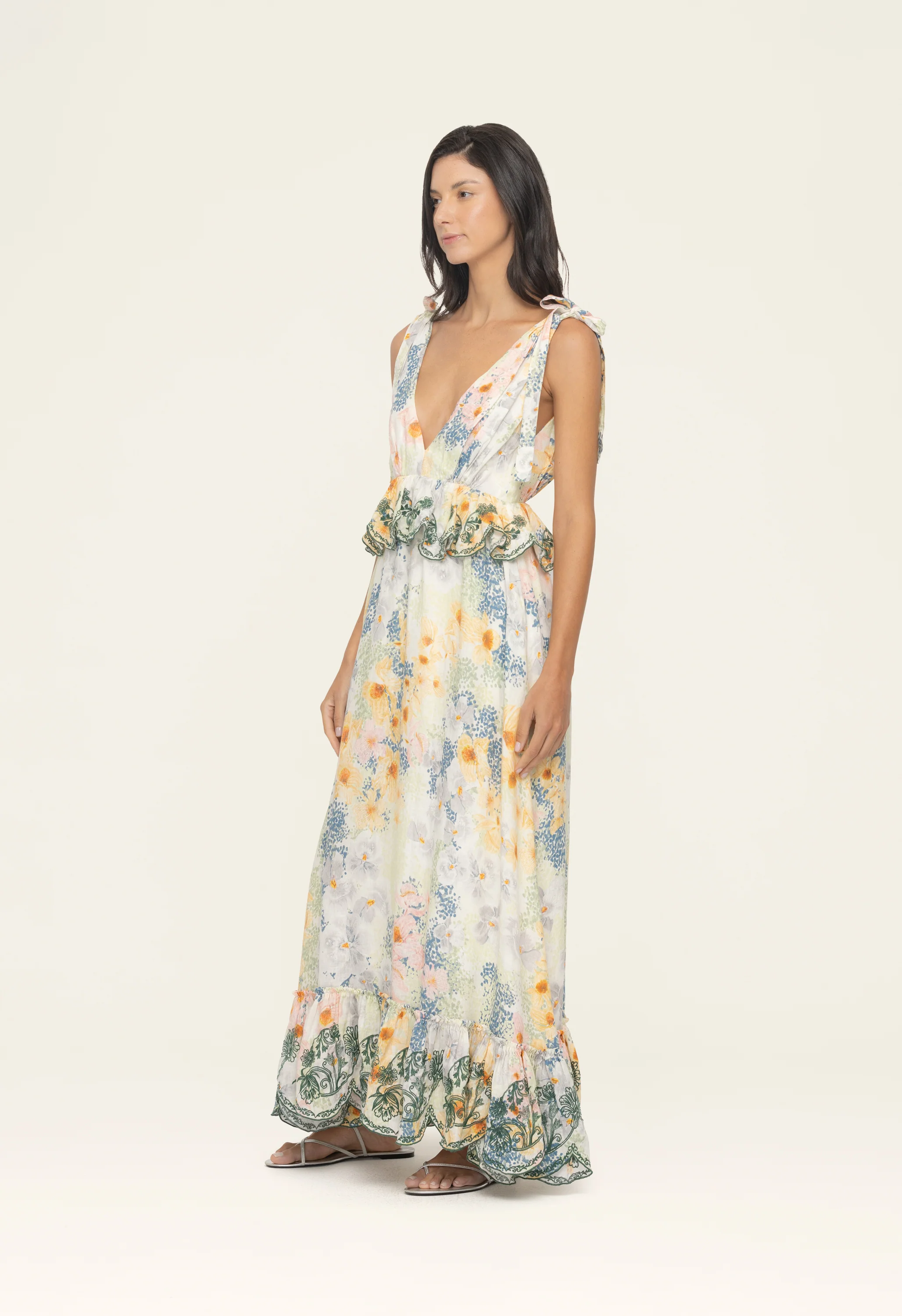 Infinito Florecer Maxi Dress - Image 3