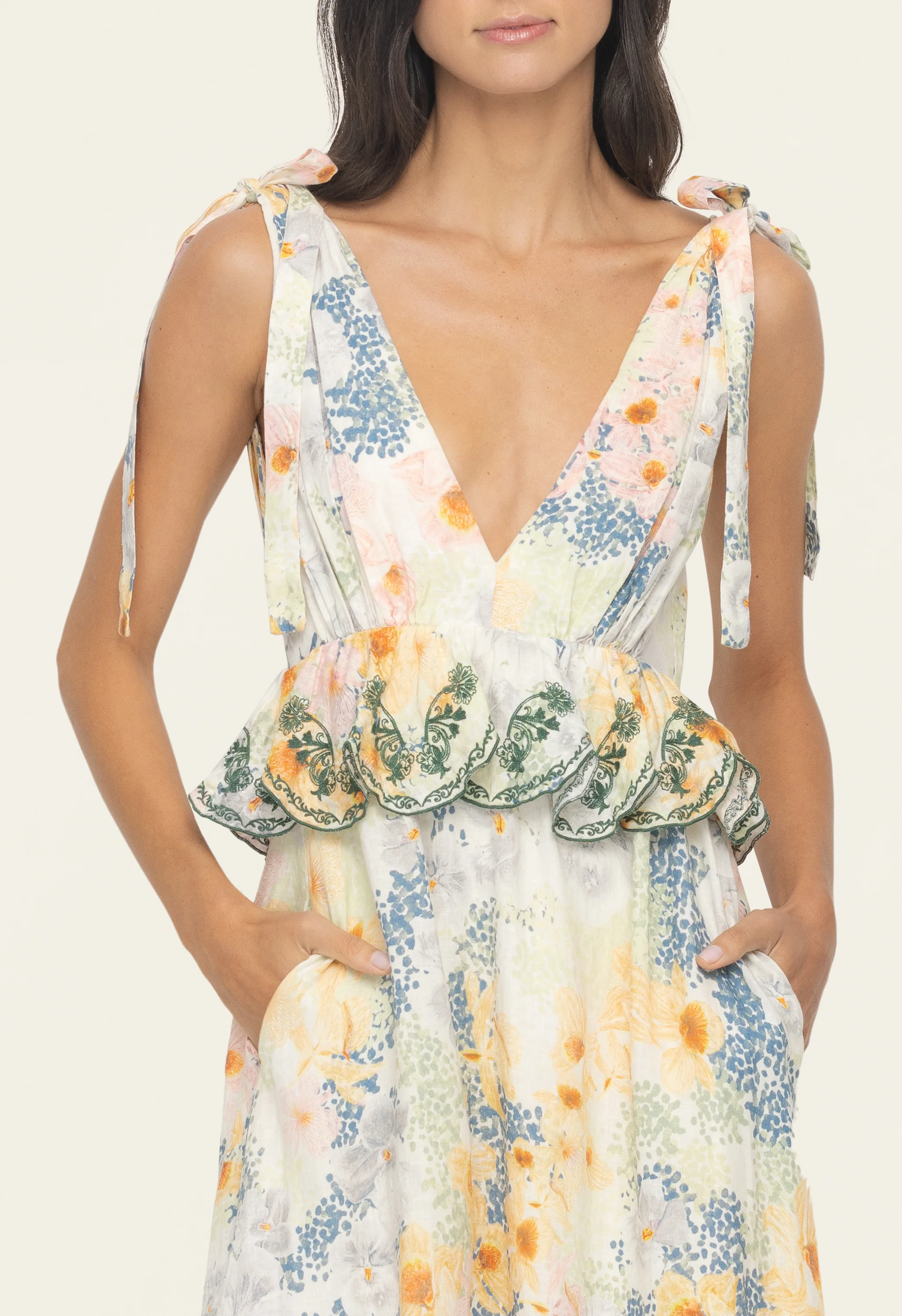 Infinito Florecer Maxi Dress - Image 5