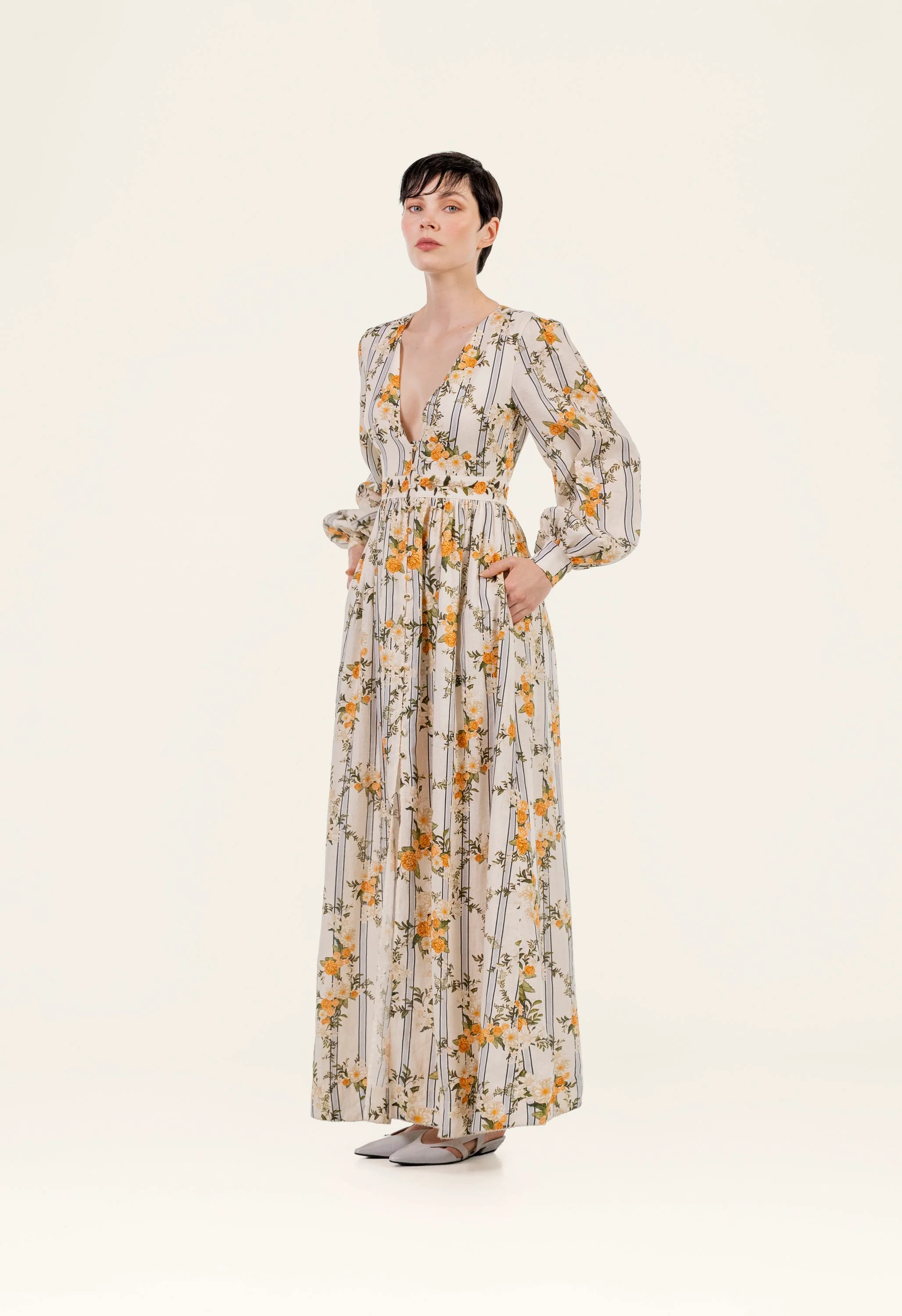 Frambuesa Valle Maxi Dress - Image 3
