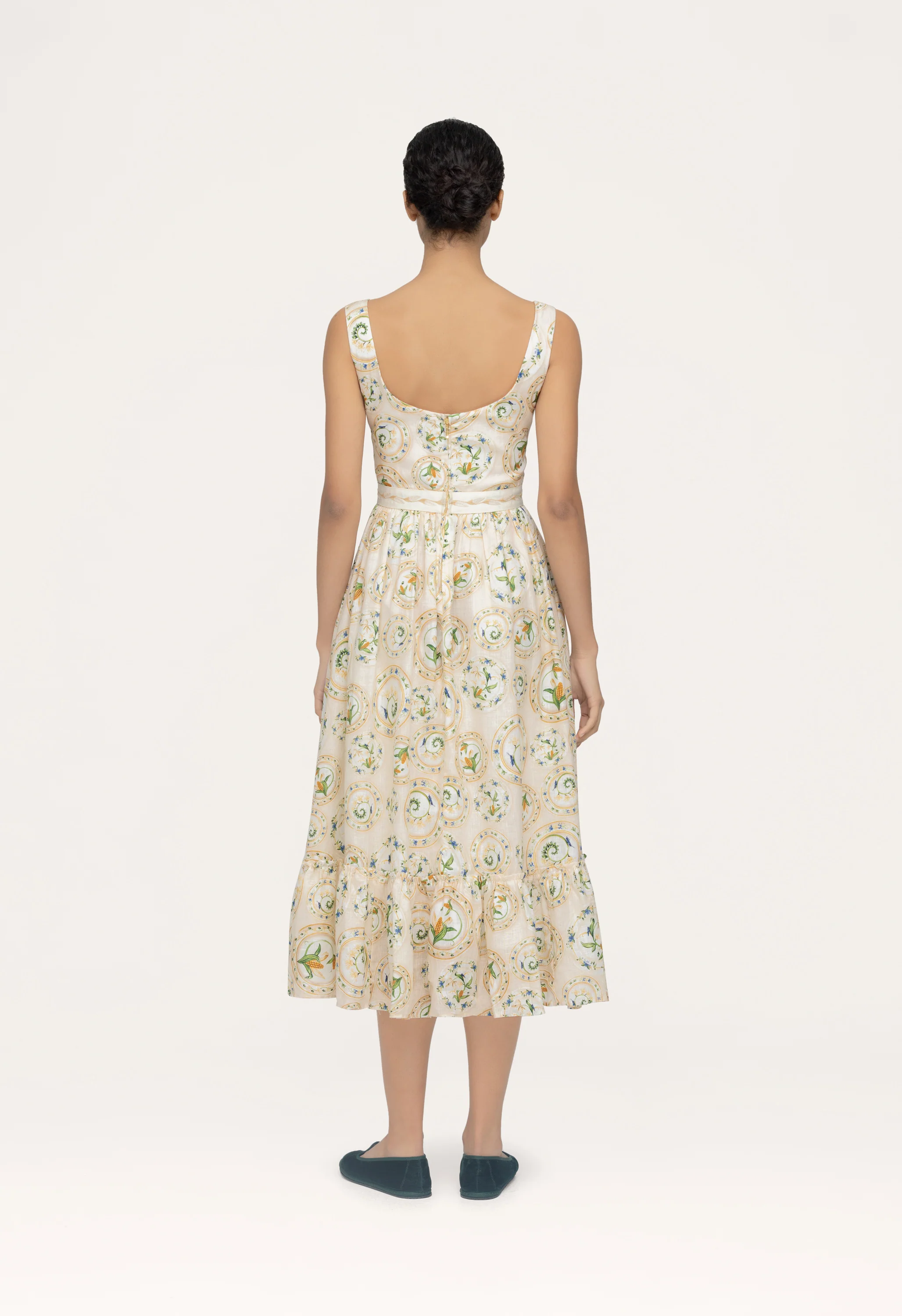 Melon Menaje Midi Dress - Image 3