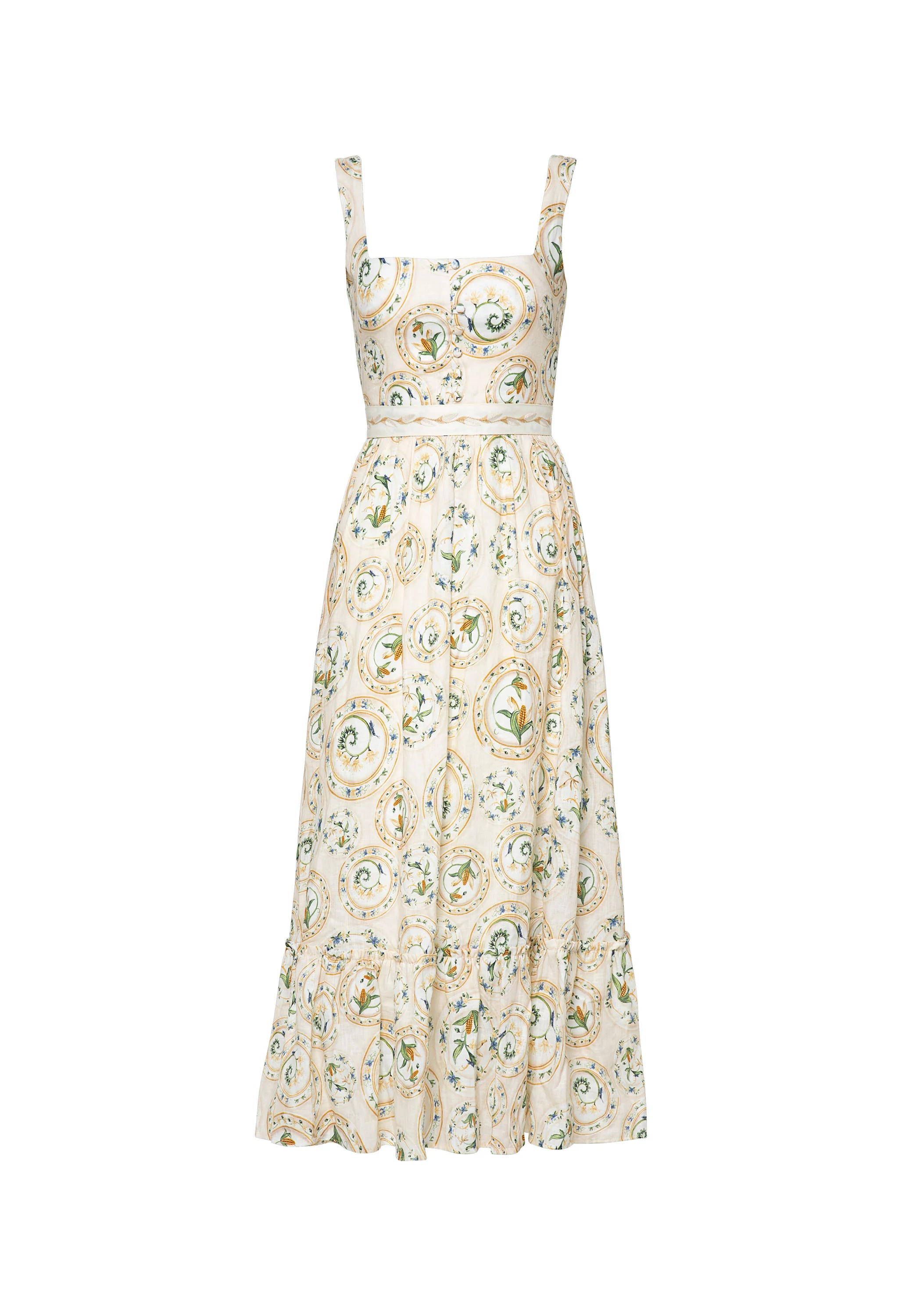 Melon Menaje Midi Dress - Image 5