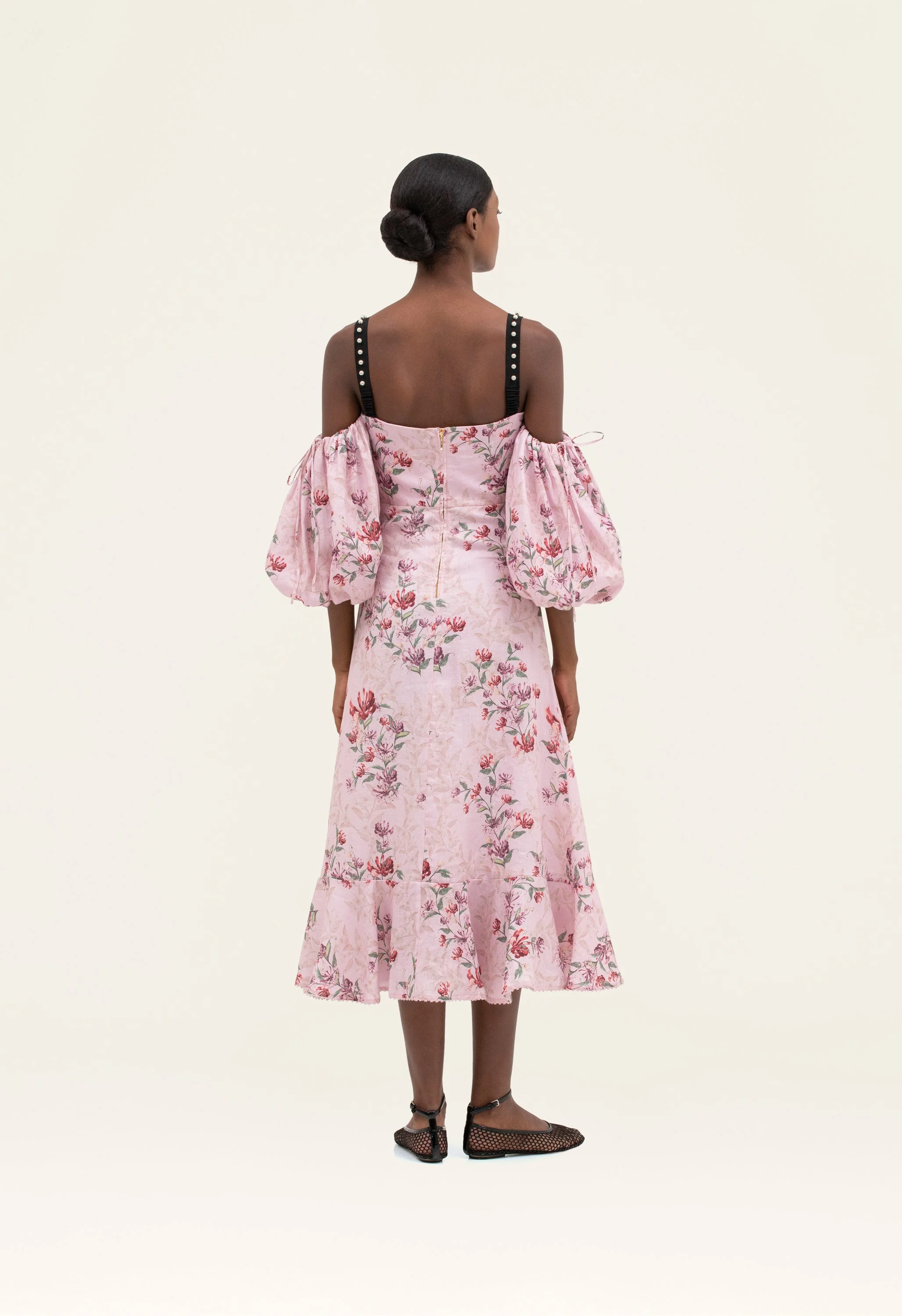 Mercedes Honeysuckle Midi Dress - Image 4