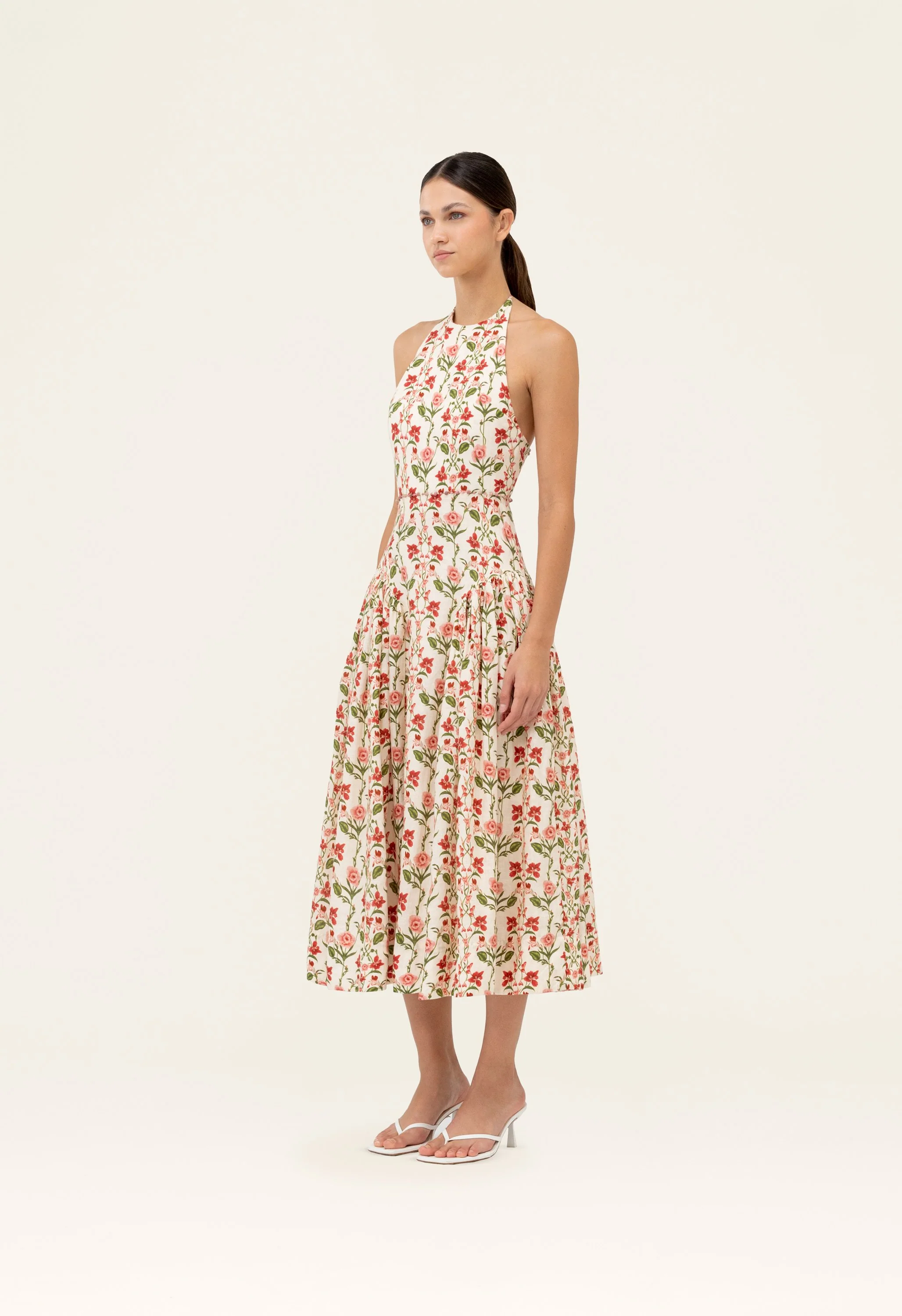 Balsa Canna Midi Dress - Image 3