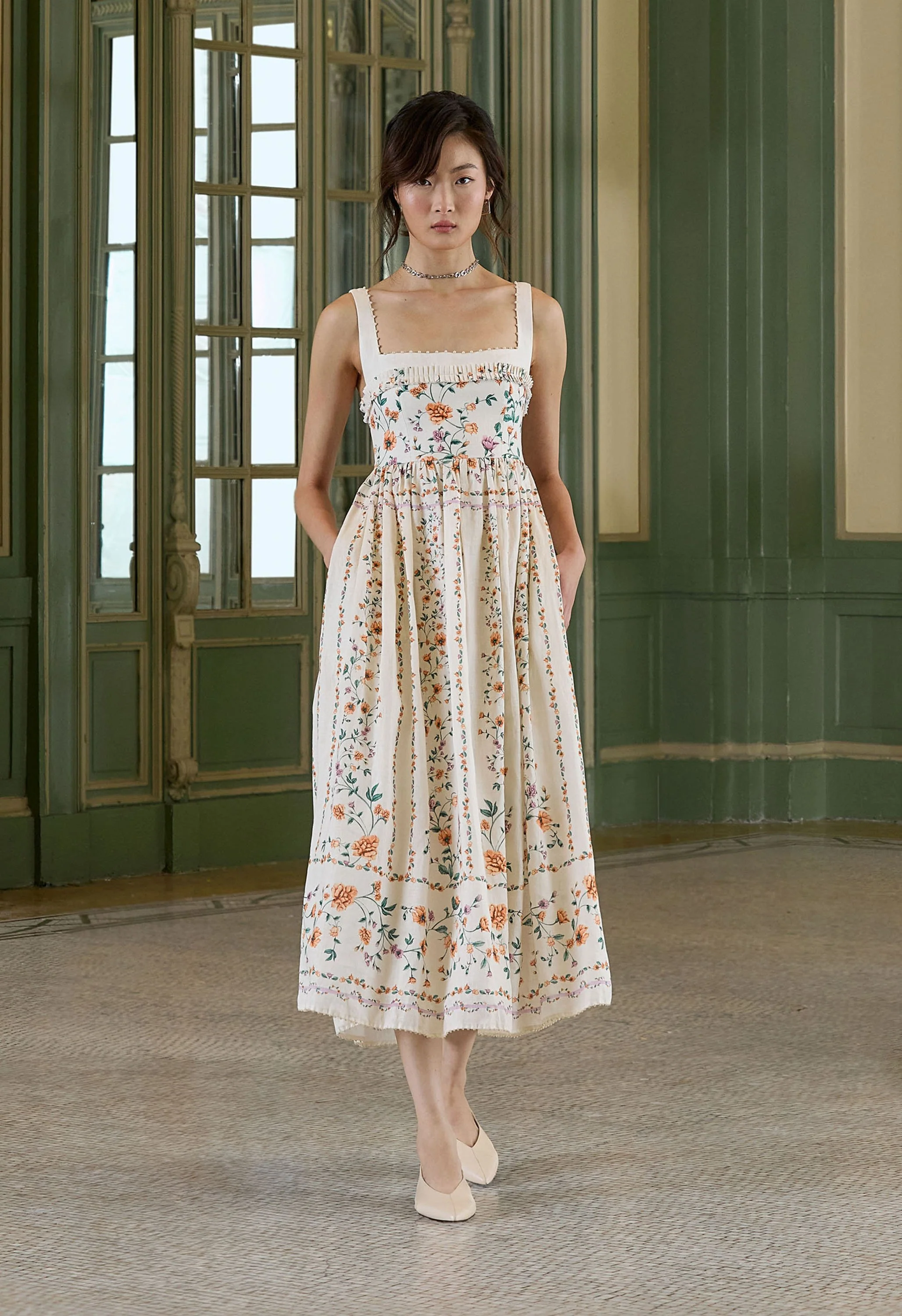 Barbara Chinesis Midi Dress - Image 2
