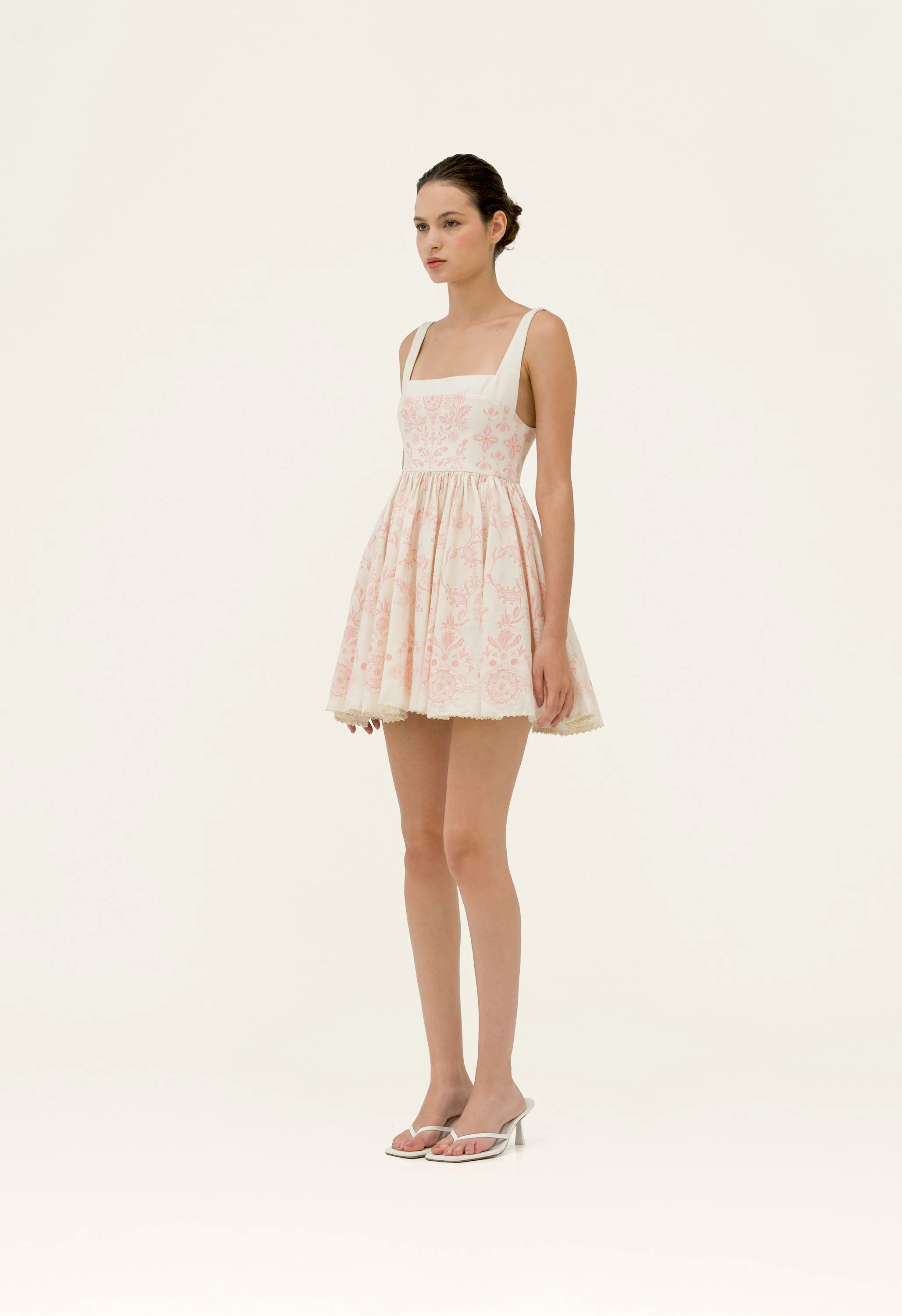 Hierbabuena Floritura Mini Dress - Image 3