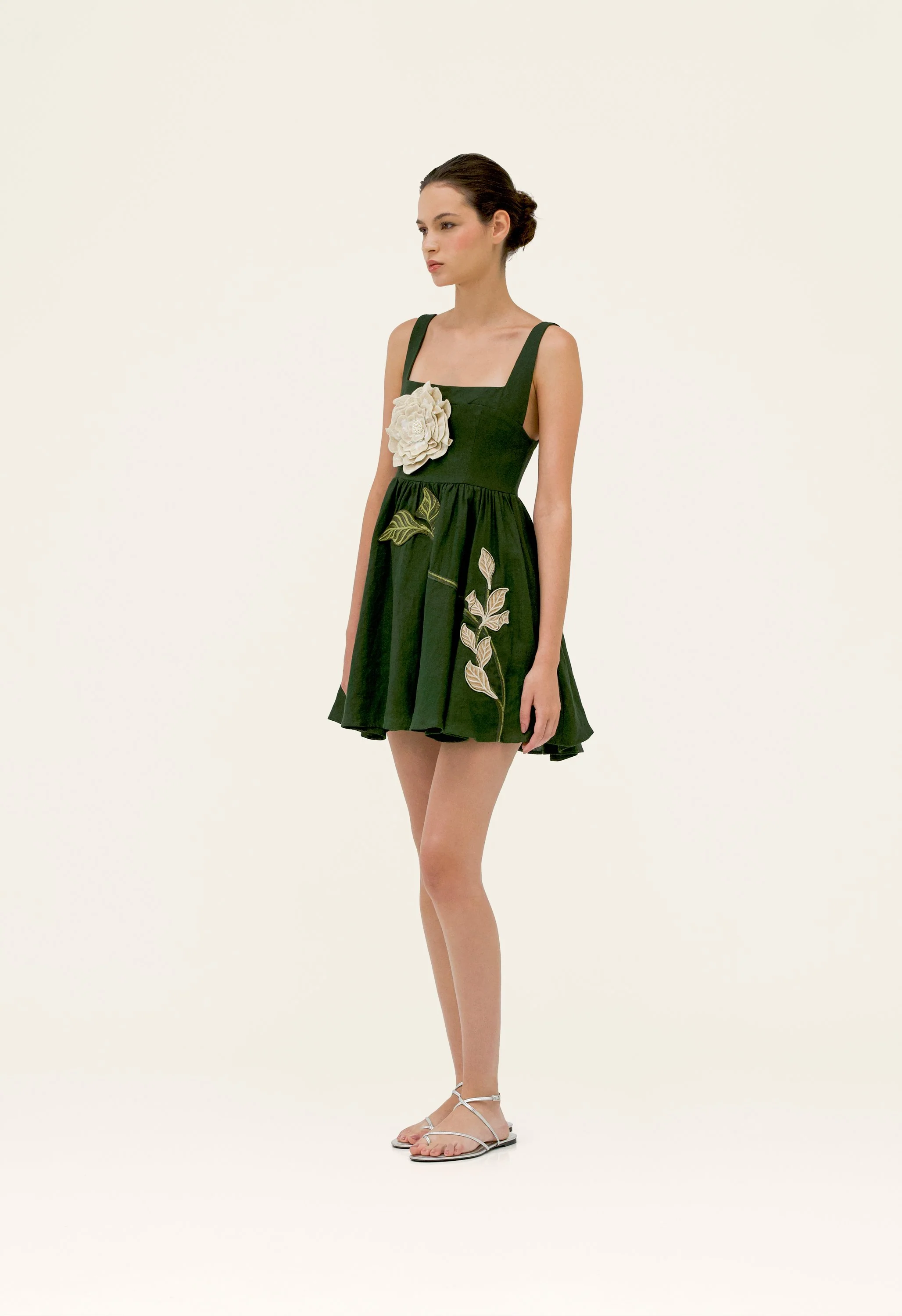 Hierbabuena Gardenia Mini Dress - Image 3