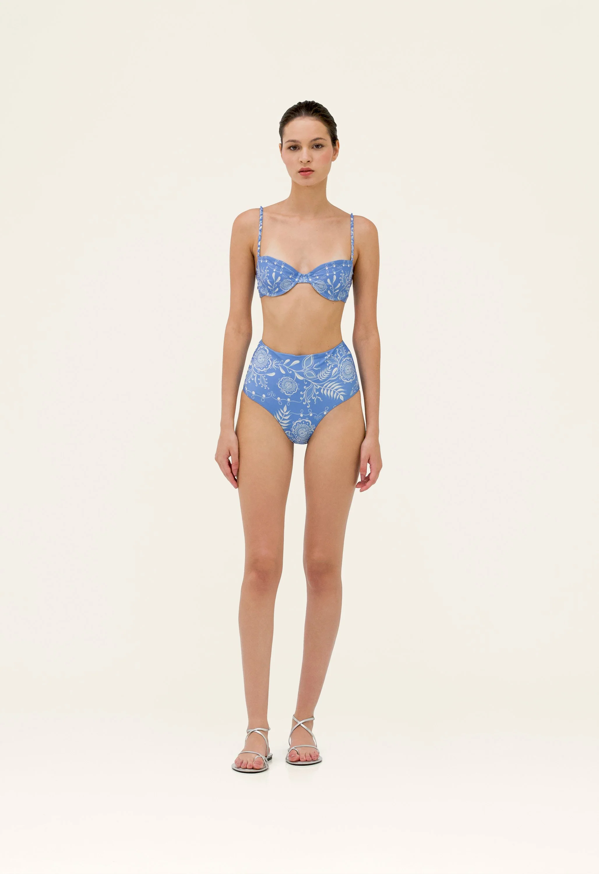 Magenta Floritura Bikini Bottom - Image 3
