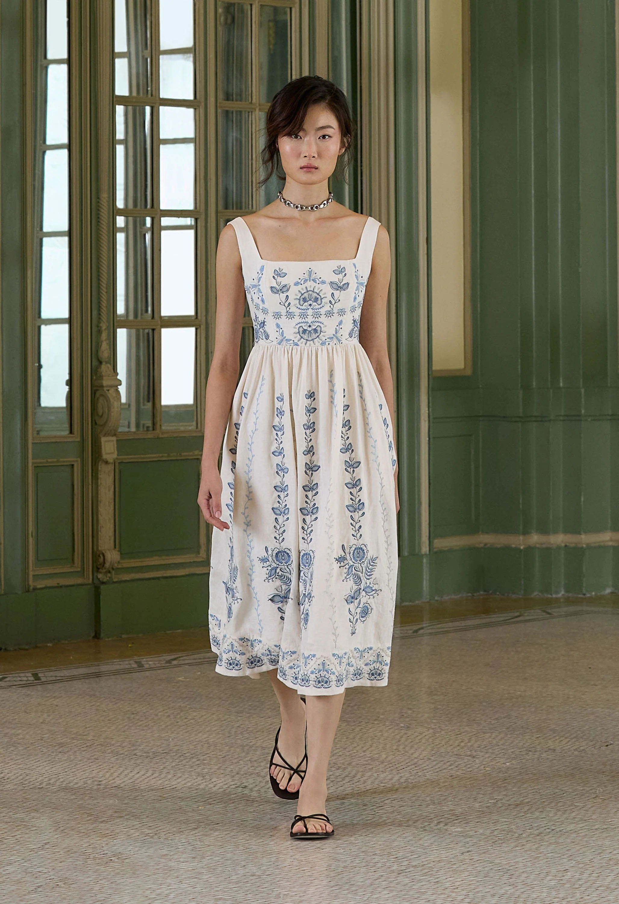 Miramar Floritura Midi Dress - Image 2