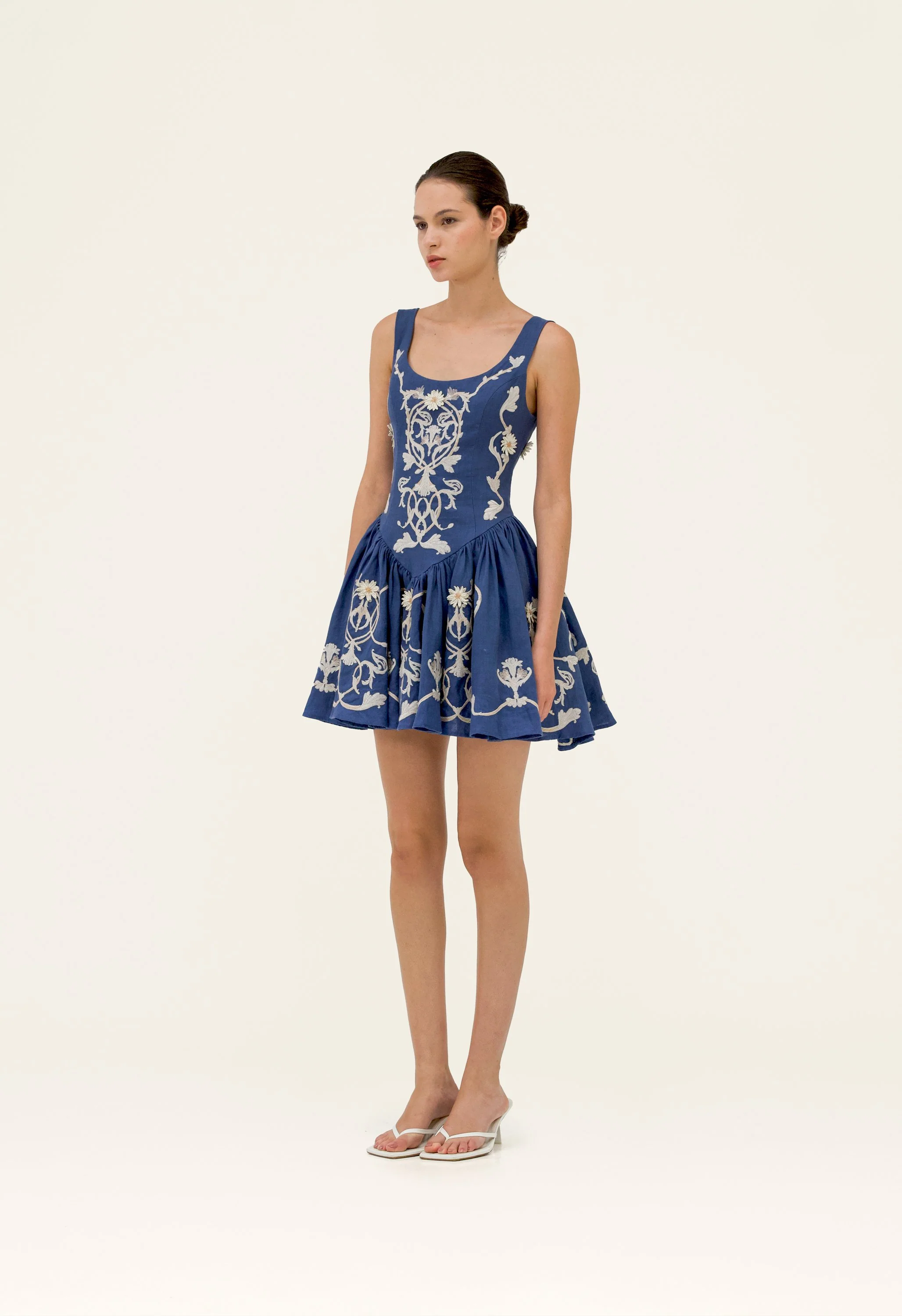 Pluma Ribbons Mini Dress - Image 3