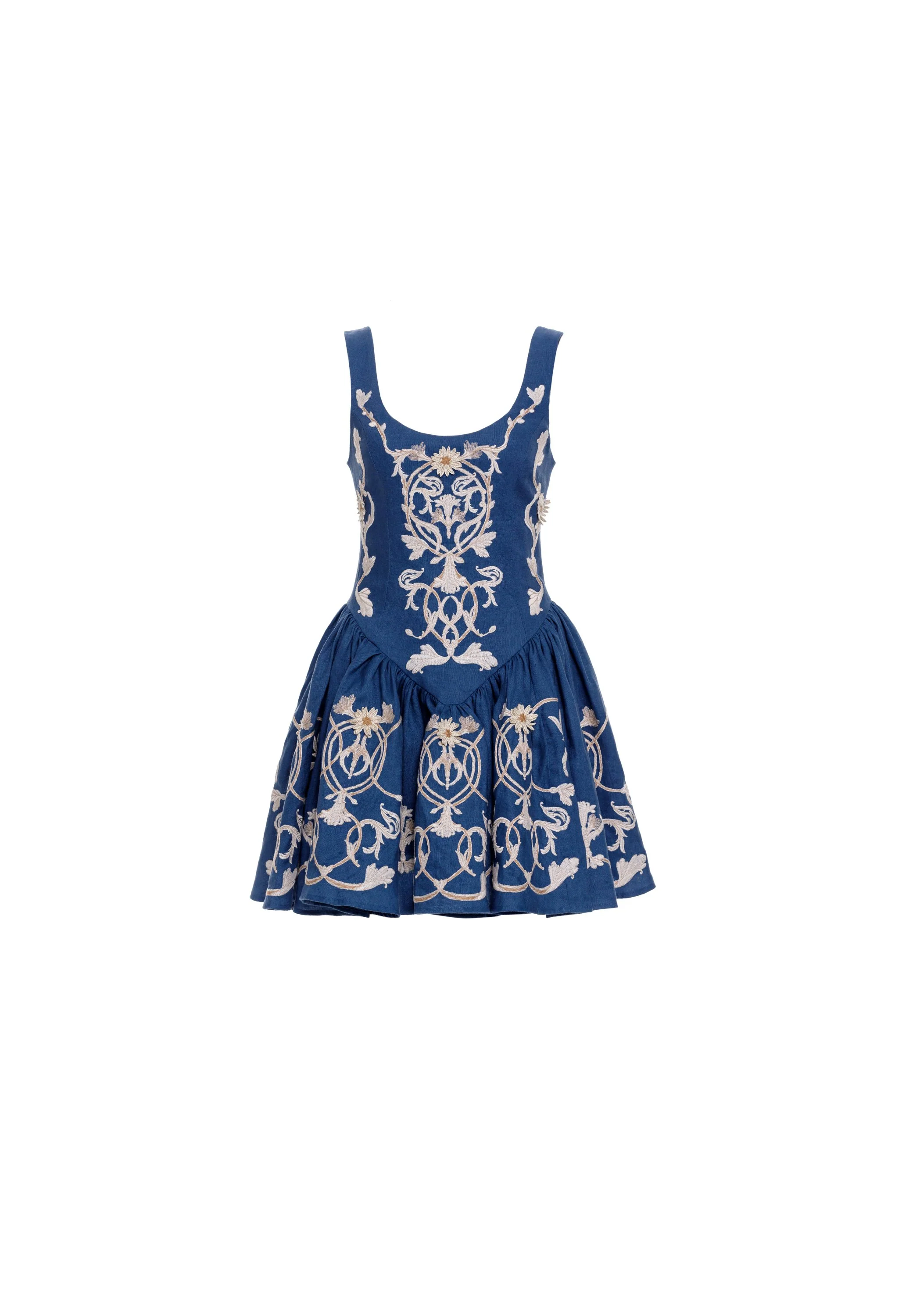 Pluma Ribbons Mini Dress - Image 6