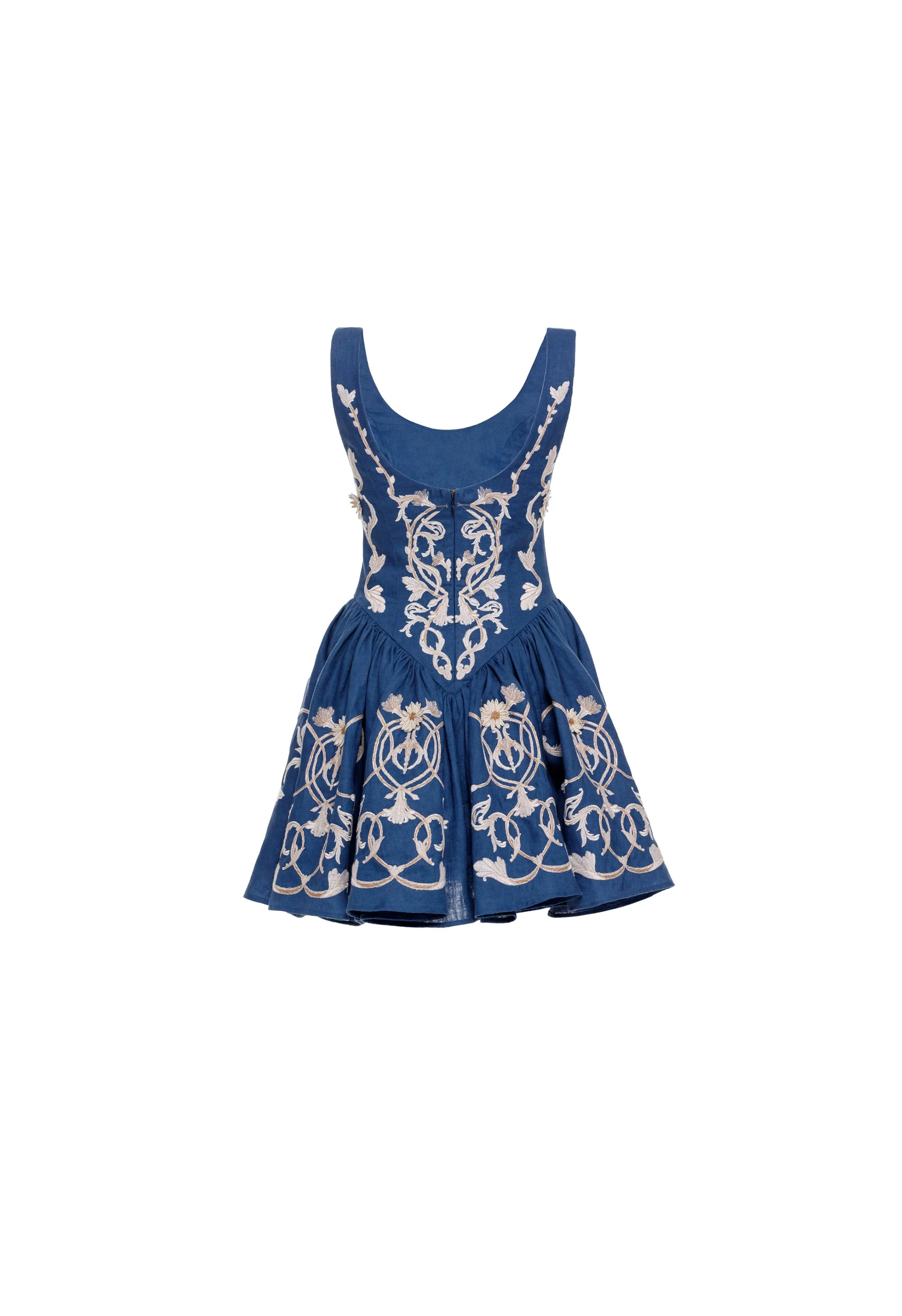 Pluma Ribbons Mini Dress - Image 7