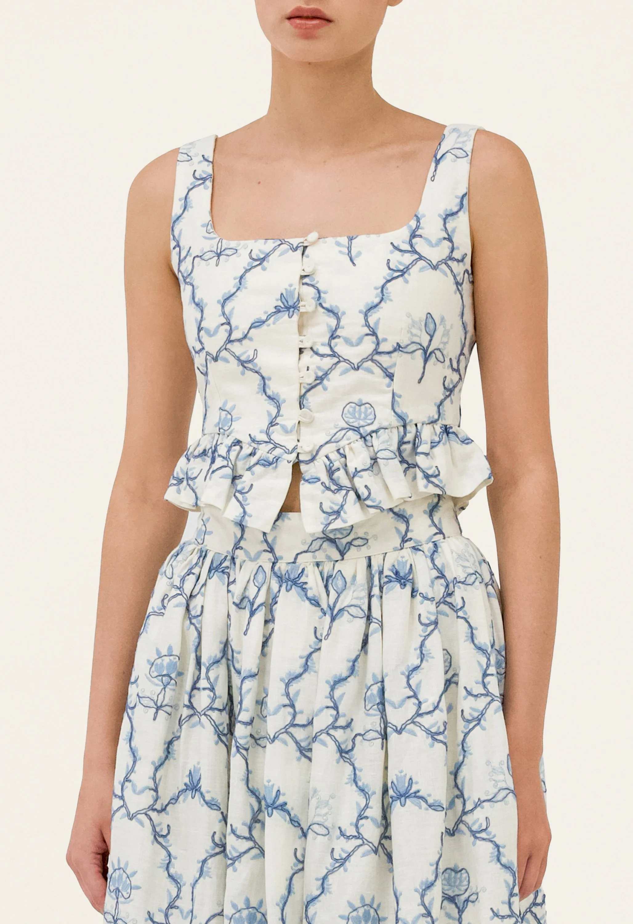 Tangelo Floritura Maxi Skirt - Image 5